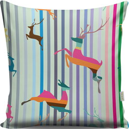 Aberto Design Cojín Multicolor 43 x 43 cm
